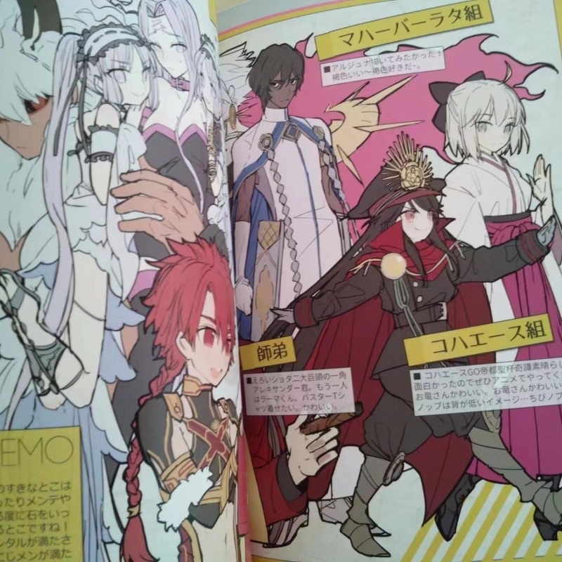 Fate Anime Merchandise - 2 books Fate GO MEMO 1